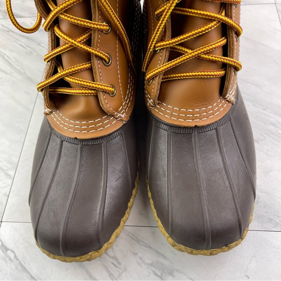 •L.L. Bean Men’s 8 Made In Maine Leather Hunting Duck Waterproof Boots 8\
